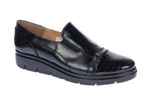 Pantofi dama casual din piele naturala, cu platforme - Made in Romania ROVI24N - Img 1