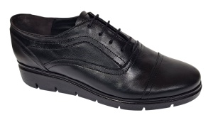 Pantofi dama casual din piele naturala, cu platforme - RUT2N - Img 2