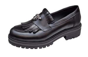 Pantofi dama casual din piele naturala culoare neagra Sasha - Img 8