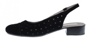 Pantofi dama casual din piele naturala din piele intoarsa NA252NS - Img 2
