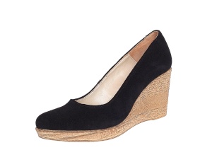 Pantofi dama, casual, din piele naturala intoarsa, platforme de 7 cm - MARA P3550VN - Img 2