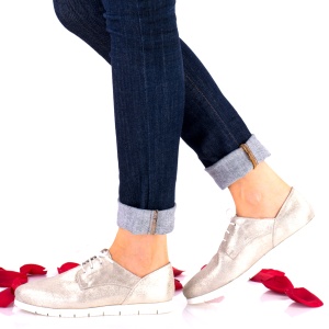 Pantofi dama casual din piele naturala NA296A - Img 2
