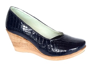 Pantofi dama casual din piele naturala platforme de 7 cm Mara Negru - P3550NCR - Img 6