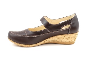 Pantofi dama cu platforma din piele naturala - Foarte comozi P9154MBOX2 - Img 5
