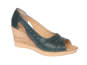 Pantofi dama de vara decupati din piele naturala - S1047VBOX