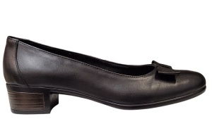 Pantofi dama din piele naturala box cu funda STD21NBOX - Img 5