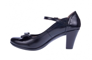 Pantofi dama din piele naturala cu funda P13423NF - Img 5