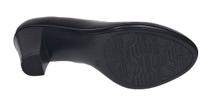 Pantofi dama eleganti din piele naturala toc 7cm Negru NA236NP - Img 3