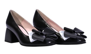 Pantofi dama office din piele naturală negri Aine LNAB1NEGRU - Marimea 39, 41 42 - Img 2