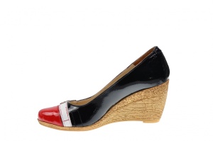 Pantofi dama piele naturala cu platforme de 7 cm PTEARAN1 - Img 3