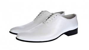 Pantofi eleganti barbati din piele naturala Enzo Class Alb - Img 4