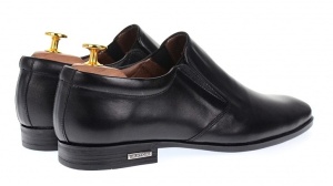 Pantofi eleganti barbati din piele naturala - Model Enzo Negru P361N - Img 4