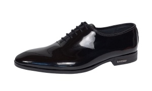 Pantofi eleganti barbati pentru evenimente, piele naturala negru lac – GKR Top - Img 3