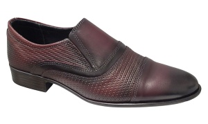 Pantofi eleganti pentu barbati piele naturala bordeaux - GKR01VIS - Img 7