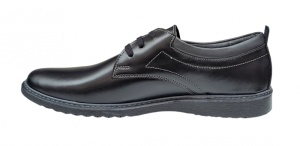 Pantofi sport, casual barbati din piele naturala box - 330NS - Img 6