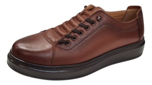 Pantofi sport-casual barbati maro din piele naturala DeSuceava RSY01M - Img 7