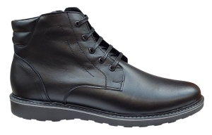 Reducare Marimea 41 Ghete barbati casual din piele naturala cu fermoar (imblanite) Bleumarin LCORSAFBLM - Img 7