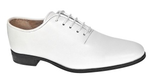 Reducere Marimea 41 Pantofi barbati eleganti din piele naturala Albi RGKR51TSA - Img 2