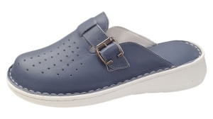 Saboti medicali dama din piele naturala bleu Med-Line RSY04BLEU - Img 3