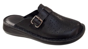 Saboti medicali dama din piele naturala de culoare neagra Med-Line RSY04N - Img 5
