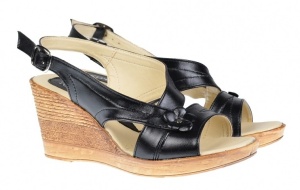 Sandale dama din piele naturala, cu platforma S10N - Img 4