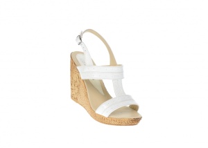 Sandale dama din piele naturala lac, platforme de 10 cm S300ALAC