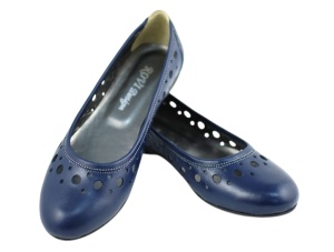Balerini dama casual de vara din piele naturala - CLARA BLEUMARIN - Img 2