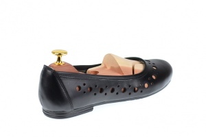 Balerini dama casual din piele naturala neagra - FLO2N - Img 3