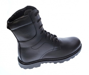 Bocanci barbati militari din piele naturala imblaniti PH328NBOX - Img 3