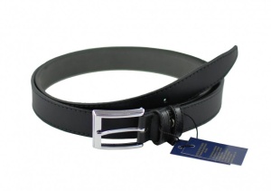 Curea barbati eleganta din piele naturala (culoare neagra) CK300N