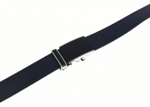 Curea eleganta barbati din piele naturala, Bleumarin - 00001397BLM - Img 3