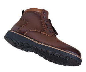 Ghete barbati casual, din piele naturala, cu fermoar, imblanite, CORSAFM - Img 10