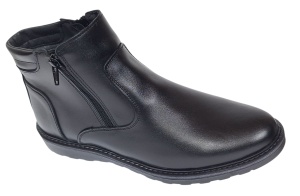 Ghete barbati casual din piele naturala cu fermoar imblanite Corsa - GF1203CSN - Img 10