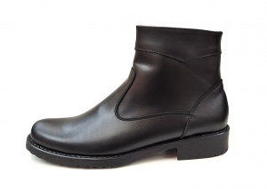 Ghete barbati casual, din piele naturala, cu fermoar, imblanite, Y044N - Img 6