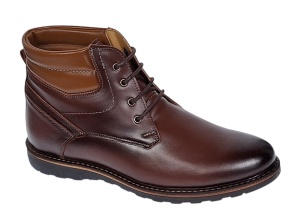 Ghete barbati casual din piele naturala imblanite model Maro GSCORSAM - Img 7