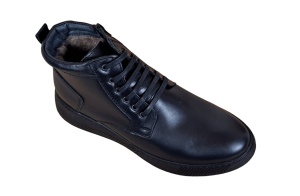 Ghete barbati casual din piele naturala imblanite PH350NBOX - Img 8