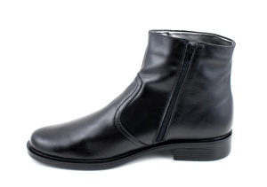 Ghete barbati casual, elegante din piele naturala, cu fermoar G80NBOX - Img 3