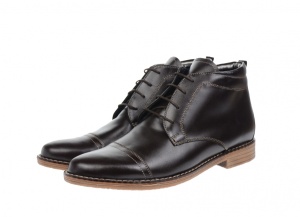 Ghete barbati din piele naturala casual-elegant, imblanite, Bond1M - Img 4