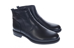 Ghete barbati din piele naturala imblanite KRAFT GF203N - Img 6