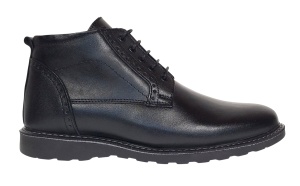 Ghete barbati din piele naturala pe talpa Sport Urban cu siret imblanite GS2019CSN - Img 3