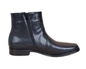 Ghete barbati elegante din piele naturala imblanite 716N - Img 3