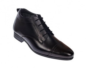 Ghete barbati OFFICE, din piele naturala (imblanite) Model ELEGANT, 2072NBOX - Img 4