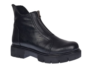 Ghete dama casual din piele naturala imblanite GD99NBOX - Img 2