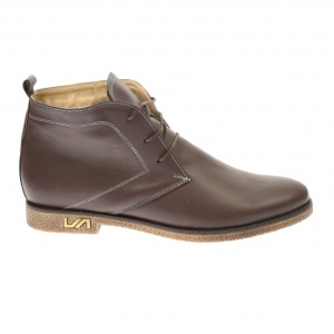 Ghete dama, maro, casual, din piele naturala - G01MBOX - Img 4