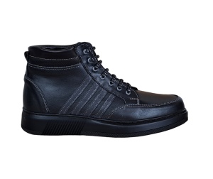 Marimea 40 Ghete barbati din piele naturala imblanite, GKR, Negru GKR59N - Img 6