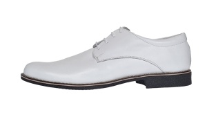 Marimea 41 - Pantofi barbati casual din piele naturala Alb LPAABOX - Img 3