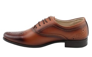 Marimea 41 Pantofi barbati office eleganti din piele naturala L887MD - Img 2