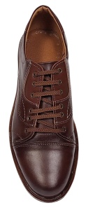 Marimea 42 Pantofi barbati casual din piele naturala Maro cu Siret LGKR231MS - Img 6