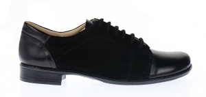 Oferta marimea 36! Pantofi dama casual din piele naturala - Model Negru LP53NSN - Img 3