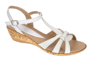 Oferta marimea 36 -Sandale dama din piele naturala, cu platforma de 5cm LS51A
